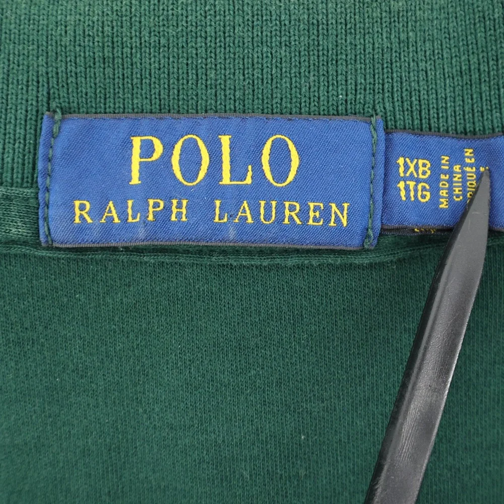 Polo Ralph‎ Lauren Men's Classic Fit Green Polo Shirt Red Pony Logo Size 1XB